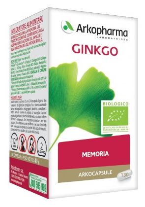 ARKO CAPSULE GINKGO BIO 130 CAPSULE - farmanauta.it