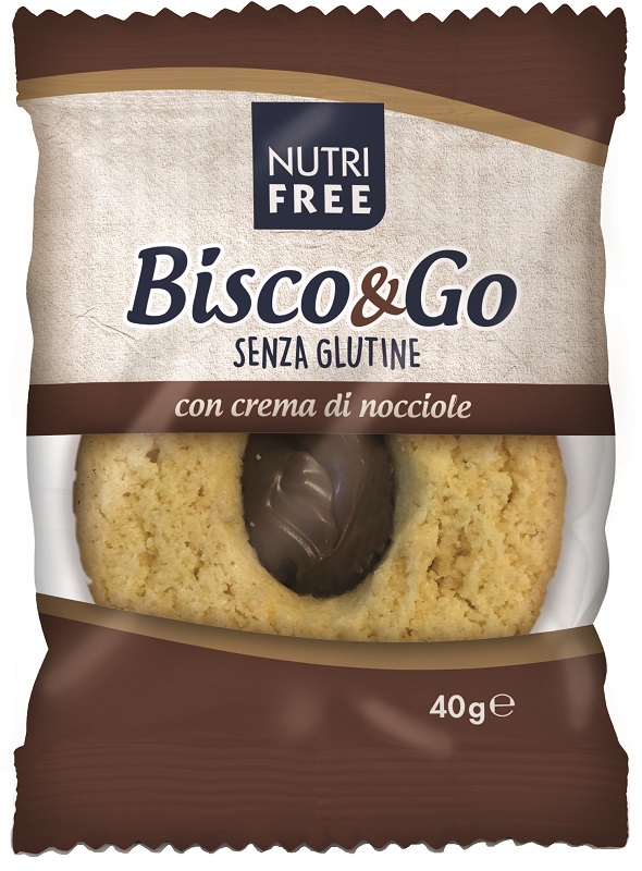 NUTRIFREE BISCO&GO CON CREMA DI NOCCIOLE 40 G - farmanauta.it