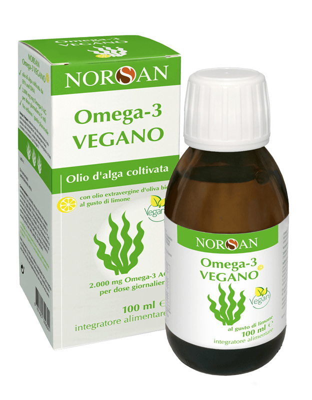 NORSAN OMEGA 3 VEGANO 100 ML AL GUSTO DI LIMONE - farmanauta.it