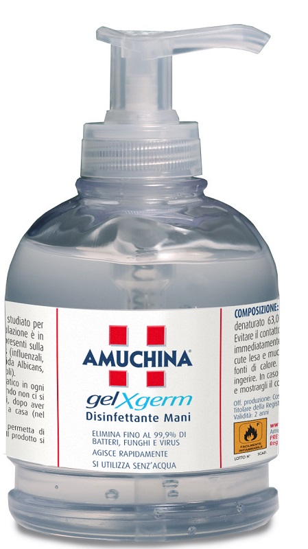 AMUCHINA GEL X-GERM DISINFETTANTE MANI 250 ML - farmanauta.it