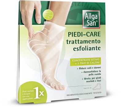 ALLGA SAN PIEDI CARE TRATTAMENTO ESFOLIANTE 2 BUSTE 20 ML - farmanauta.it