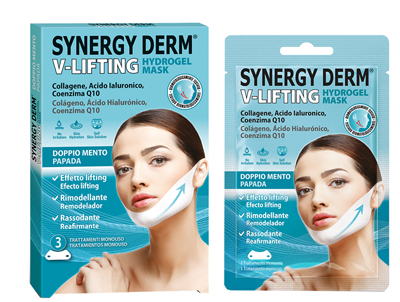 SYNERGY DERM V LIFTING HYDROGEL MASK DOPPIO MENTO - farmanauta.it