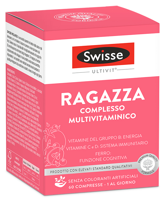 SWISSE MULTIVITAMINICO RAGAZZA 60 COMPRESSE - farmanauta.it