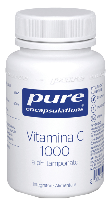 PURE ENCAPSULATIONS VITAMINA C1000 30 CAPSULE - farmanauta.it