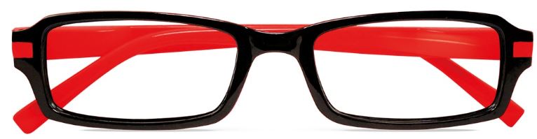 OCCHIALE DA LETTURA PREMONTATO TWINS SILVER GENTLEMAN ROSSO +1,50 - farmanauta.it