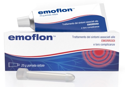 EMOFLON POMATA RETTALE TUBETTO 25 G CON APPLICATORE - farmanauta.it