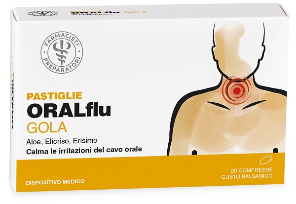 LFP ORALFLU GOLA 20 COMPRESSE - farmanauta.it