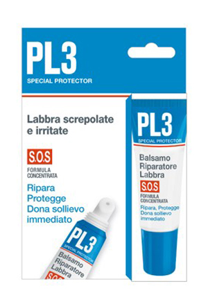 PL3 BALSAMO RIPARATORE LABBRA SOS CON ASTUCCIO 7,5 ML - farmanauta.it