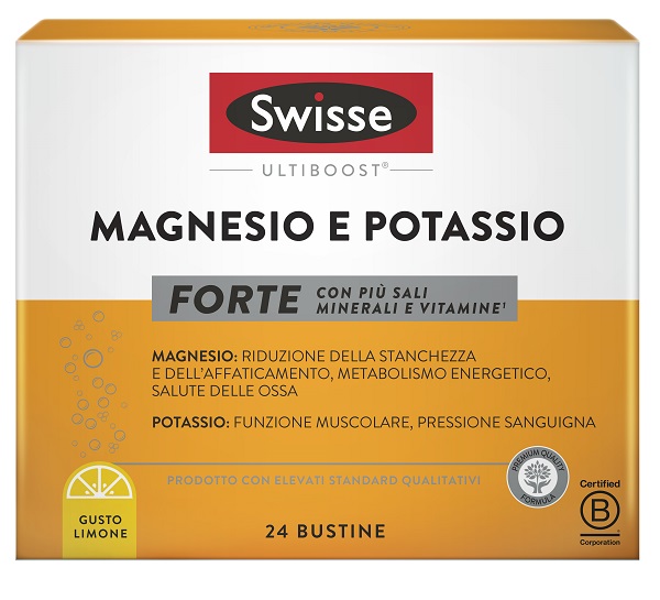 SWISSE MAGNESIO POTASSIO FORTE 24 BUSTINE - farmanauta.it