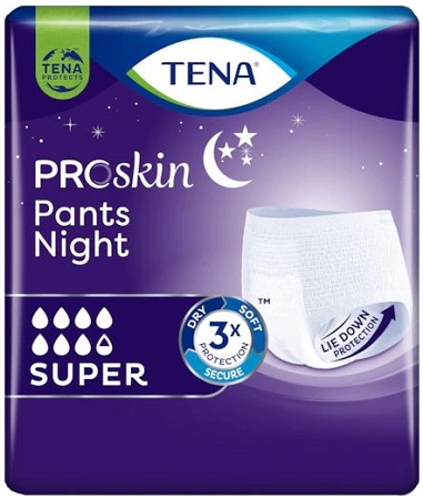 PANNOLONE PULL UP NOTTE TENA PANTS NIGHT M 10 PEZZI - farmanauta.it