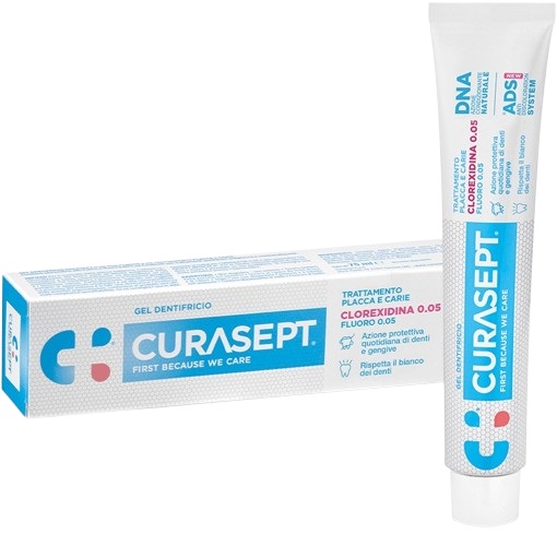 CURASEPT DENTIFRICIO 0,05 75 ML ADS+DNA - farmanauta.it