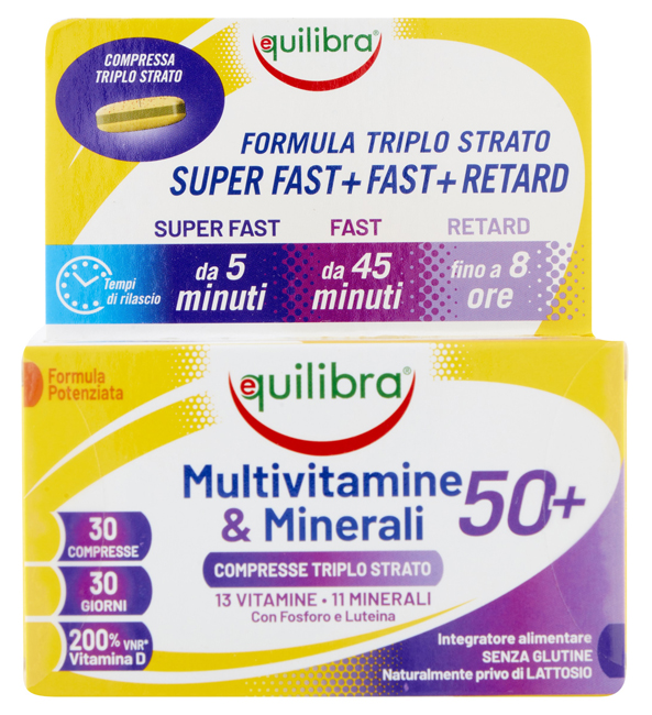 MULTIVITAMINE&MINERALI 50+ 30 COMPRESSE - farmanauta.it