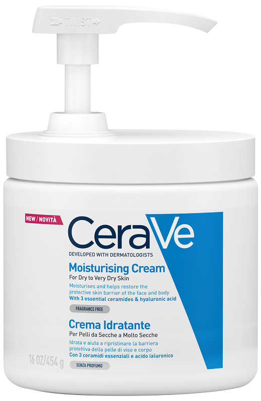 CERAVE CREMA IDRATANTE PER PELLI DA SECCHE A MOLTO SECCHE 473 ML - farmanauta.it