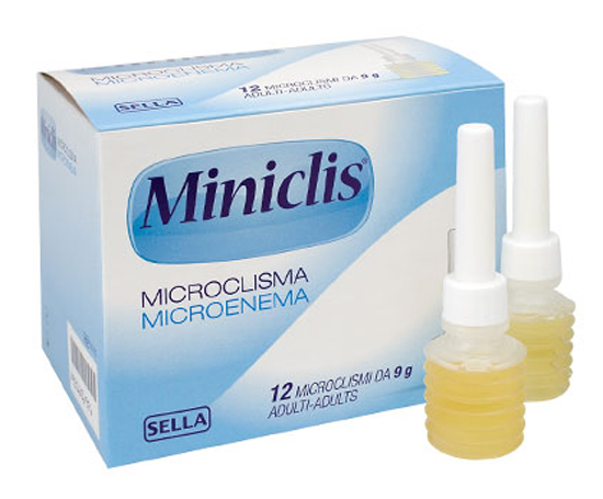 MINICLIS ADULTI 9G 12 MICROCLISMI CL II - farmanauta.it