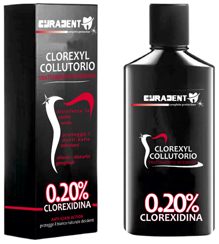 CURADENT CLOREXYL 0,20% CLOREXIDINA 250 ML - farmanauta.it