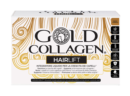 GOLD COLLAGEN HAIRLIFT 10 FLACONCINI DA 50 ML - farmanauta.it