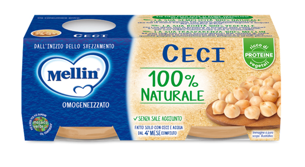 MELLIN OMOGENEIZZATO CECI 2 X 80 G - farmanauta.it