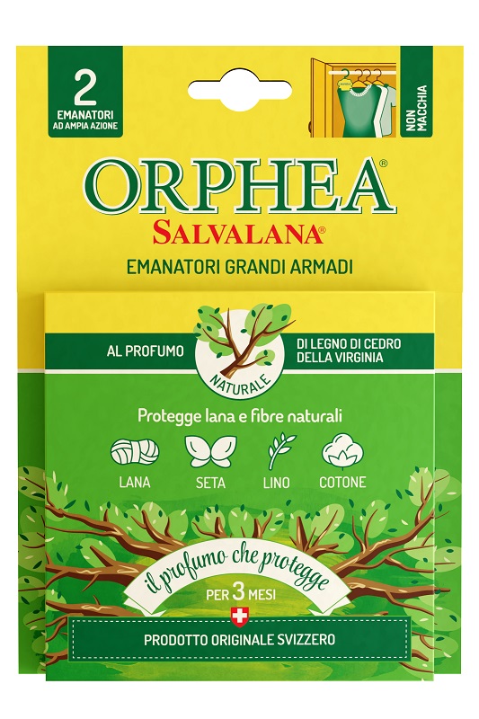 ORPHEA SALVALANA EMANATORI GRANDI ARMADI LEGNO CEDRO DELLA VIRGINIA 2 PEZZI - farmanauta.it