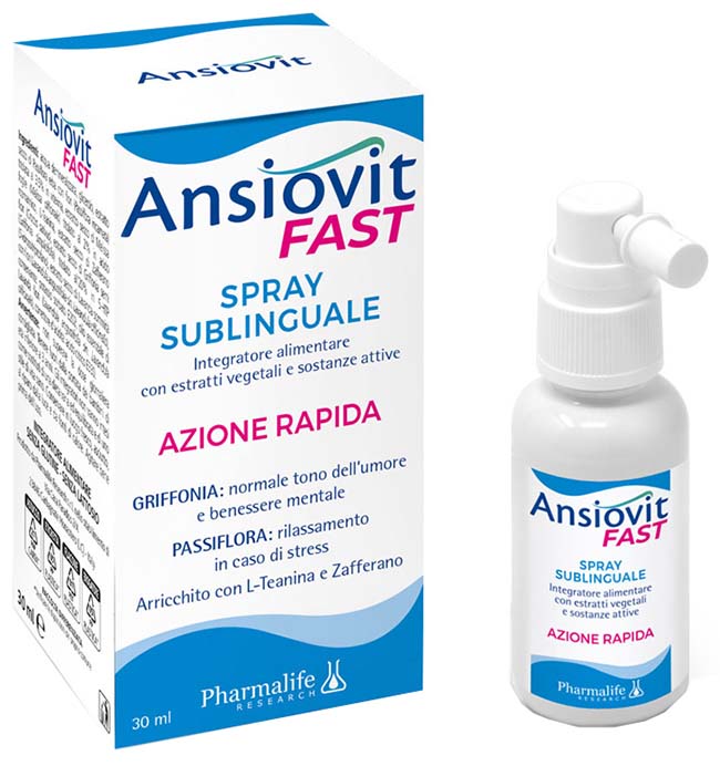 ANSIOVIT FAST SPRAY SUBLINGUALE 30 ML - farmanauta.it