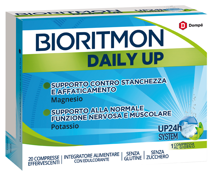 BIORITMON DAILY UP 20 COMPRESSE SENZA ZUCCHERO - farmanauta.it