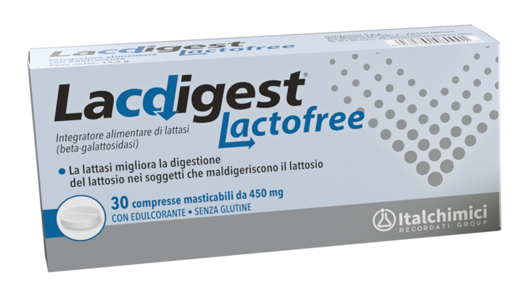 LACDIGEST LACTOFREE 30 COMPRESSE MASTICABILI - farmanauta.it