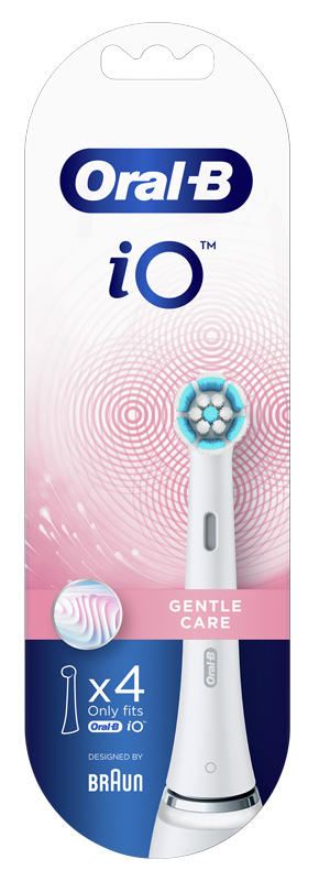 ORALB POWER REFILL IO GENTLE CLEAN WHITE 4 PEZZI - farmanauta.it