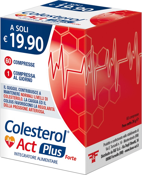 COLESTEROL ACT PLUS FORTE 60 COMPRESSE - farmanauta.it