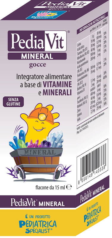 PEDIAVIT MINERAL GOCCE 15 ML - farmanauta.it