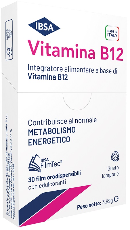 VITAMINA B12 IBSA 30 FILM ORALI - farmanauta.it
