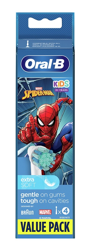 ORALB REFILL SPIDERMAN 4 PEZZI - farmanauta.it