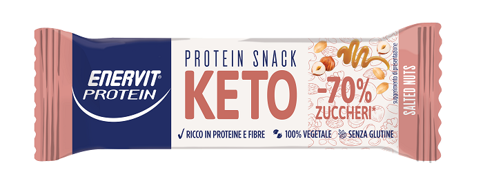 ENERVIT PROTEIN KETO SNACK SALTED NUTS 35 G - farmanauta.it
