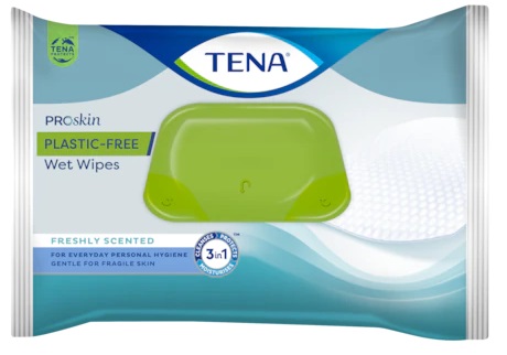 TENA WET WIPES PLASTIC FREE 48 PEZZI - farmanauta.it