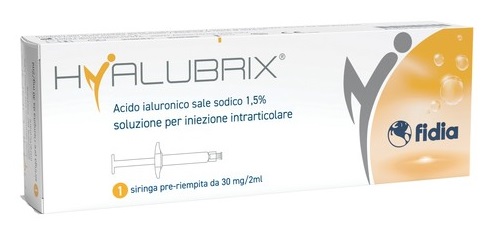 SIRINGA INTRA-ARTICOLARE HYALUBRIX ACIDO IALURONICO 1,5% 30 MG 2 ML NO ETO - farmanauta.it