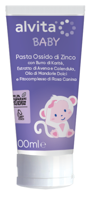 ALVITA BABY PASTA OSSIDO DI ZINCO 100 ML - farmanauta.it