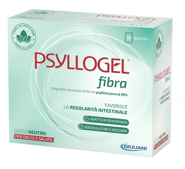 PSYLLOGEL FIBRA NEUTRO 20 BUSTINE - farmanauta.it