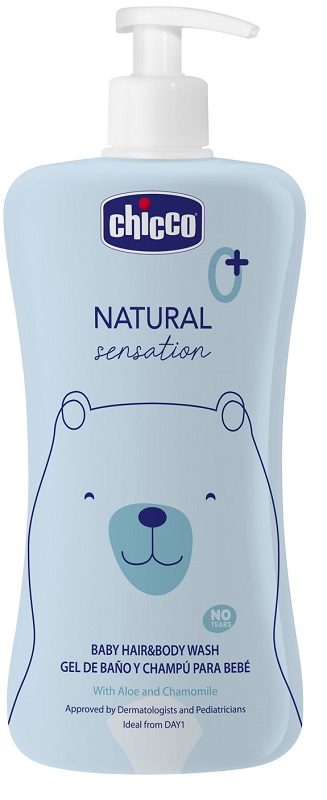 CHICCO NATURAL SENSATION BAGNO SHAMPOO 500 ML - farmanauta.it