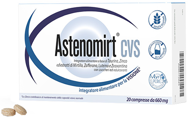 ASTENOMIRT CVS 20 COMPRESSE - farmanauta.it