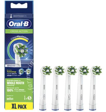 ORALB POWER REFILL EB50 CROSSACTION 5 PEZZI - farmanauta.it