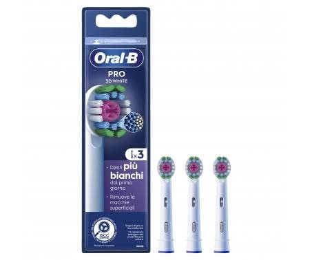 ORALB POWER REFILL EB18-3 3D WHITE 3 PEZZI - farmanauta.it