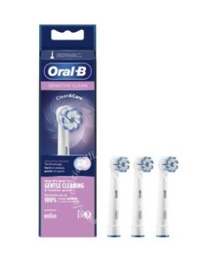ORALB POWER REFILL EB60-3 SENSITIVE CLEAN 3 PEZZI - farmanauta.it