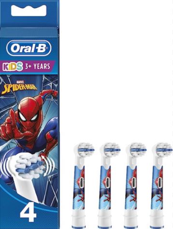 ORALB POWER REFILL EB10 SPIDERMAN 4 PEZZI - farmanauta.it