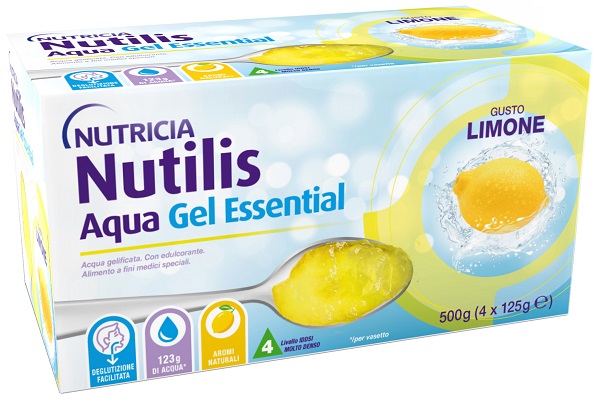 NUTILIS AQUA GEL LIMONE 4 PEZZI DA 125 G - farmanauta.it
