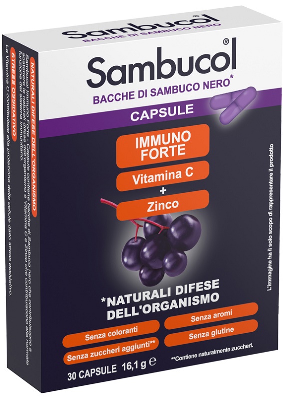 SAMBUCOL IMMUNOFORTE 30 CAPSULE - farmanauta.it