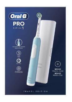 ORALB PRO 1 BLU SPAZZOLINO ELETTRICO+TC - farmanauta.it
