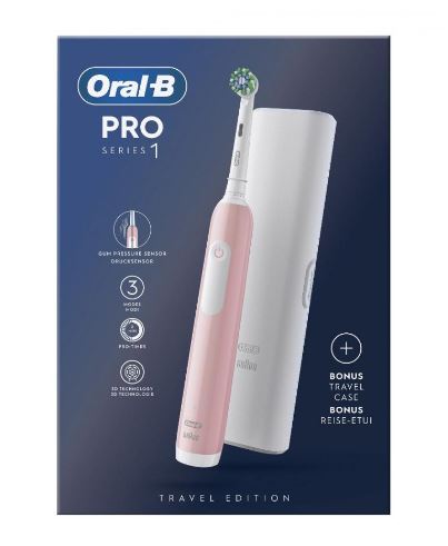 ORALB PRO 1 ROSA SPAZZOLINO ELETTRICO+TC - farmanauta.it
