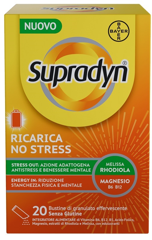 SUPRADYN RICARICA NO STRESS 20 BUSTINE - farmanauta.it