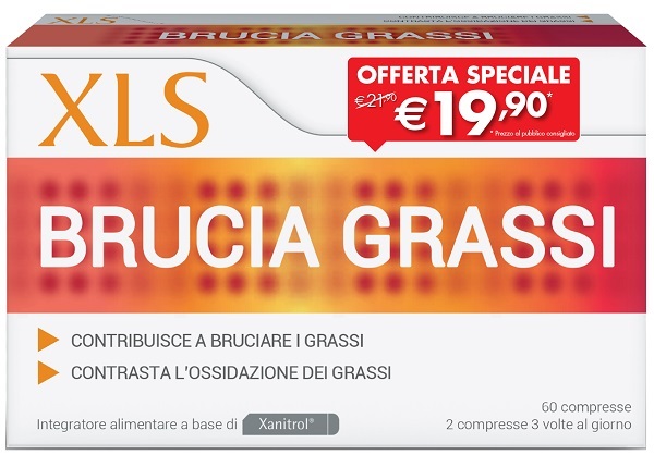 XLS BRUCIA GRASSI 60 COMPRESSE TAGLIO PREZZO - farmanauta.it