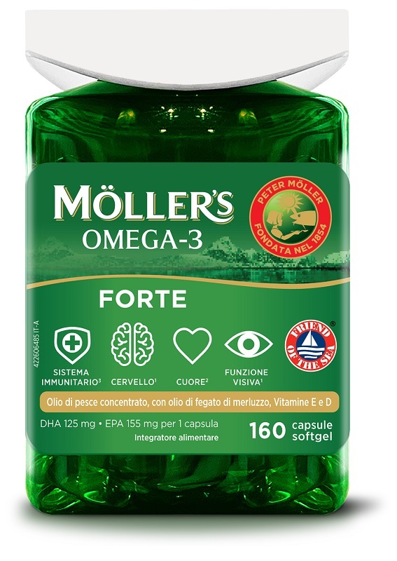 MOLLER'S OMEGA 3 FORTE 160 CAPSULE - farmanauta.it